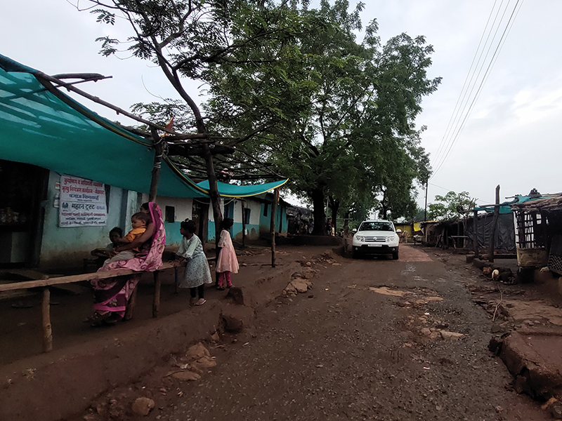 Interior locations in Melghat- Pohora