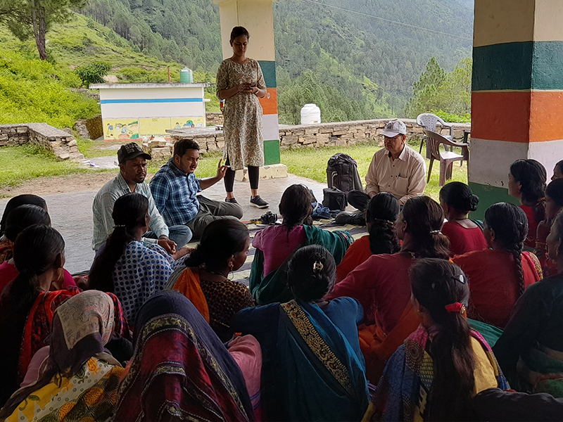 Women Water User Group Meeting-Uttarakhand